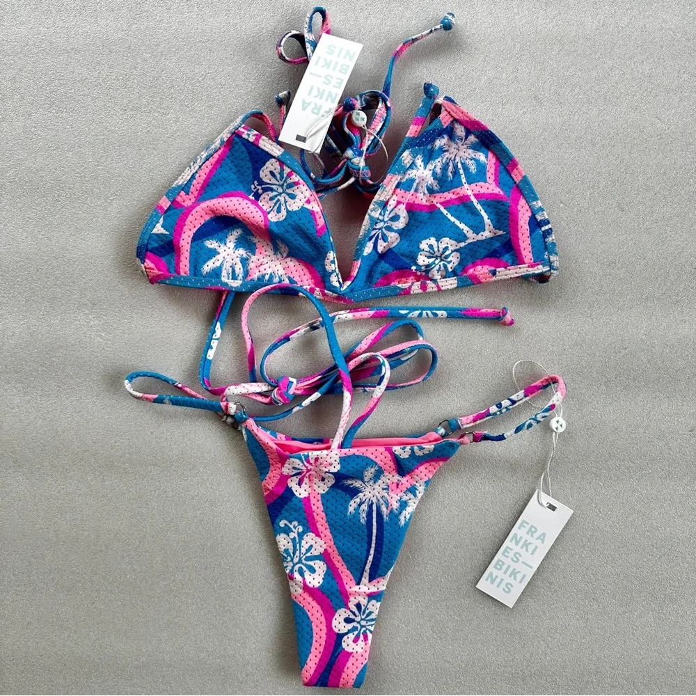 Frankie's Bikinis Mesh Tropic Love Bikini